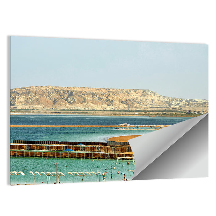 Dead Sea at Ein Bokek Wall Art as a poster print