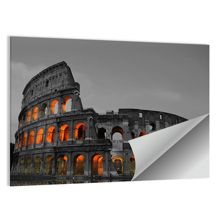 Colosseum at Dusk, Rome Wall Art as a poster print