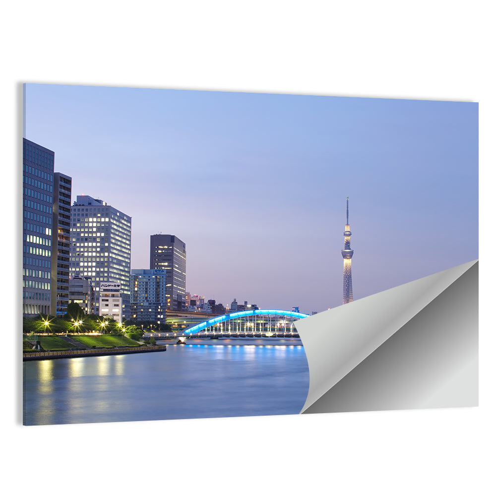Tokyo Skyline at Dusk Wall Art