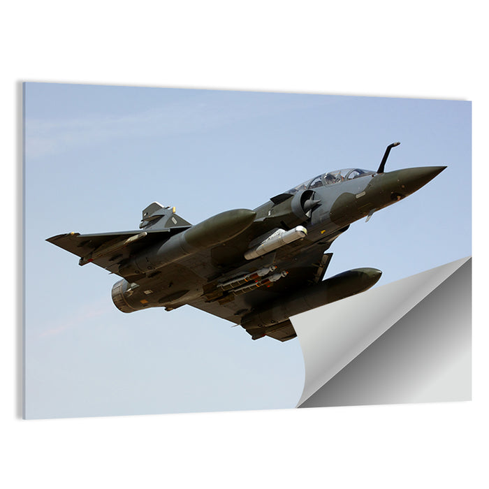 Mirage Fighter Jet Wall Art as a poster print