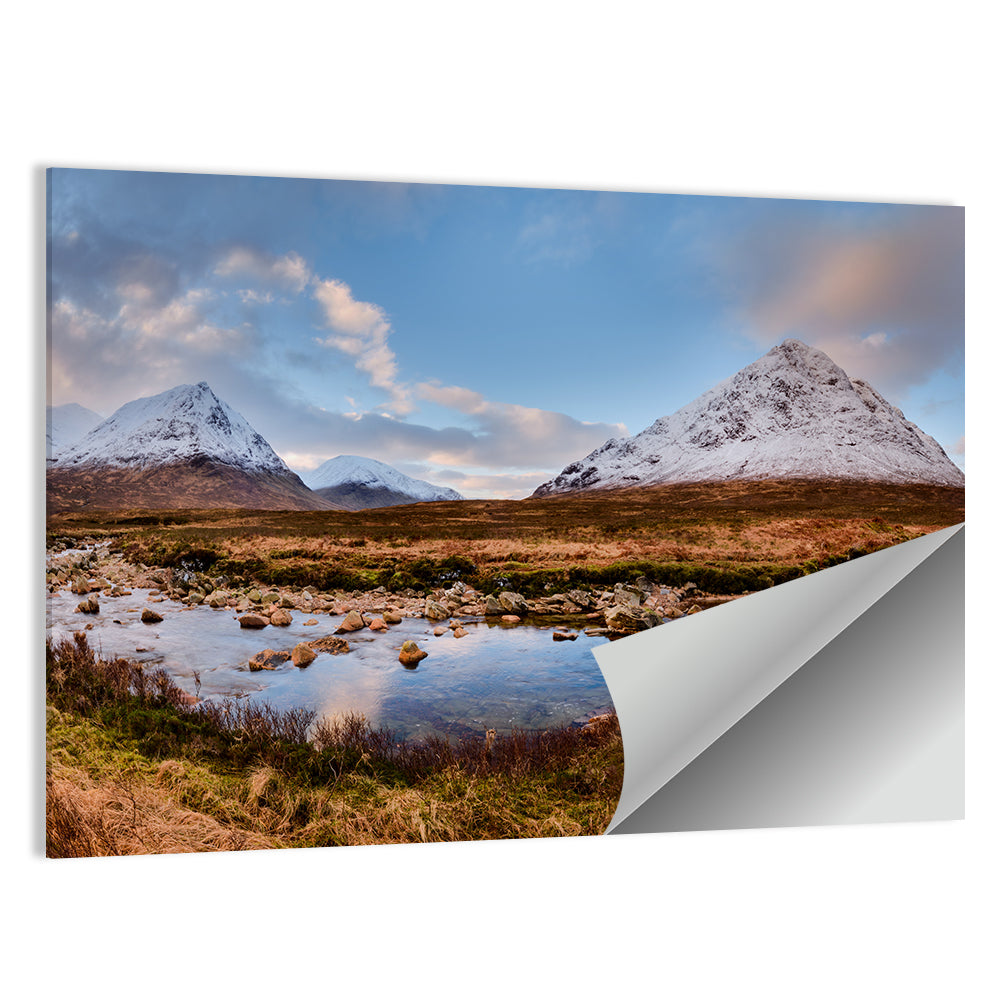 Buachaille Etive Mor From River Scotland Wall Art