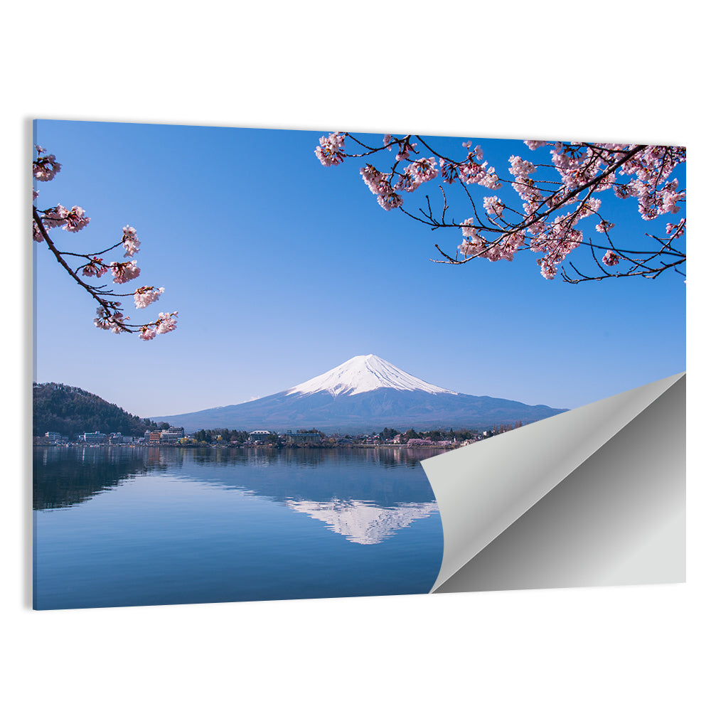 Mount Fuji Reflection, Fujikawaguchiko Wall Art