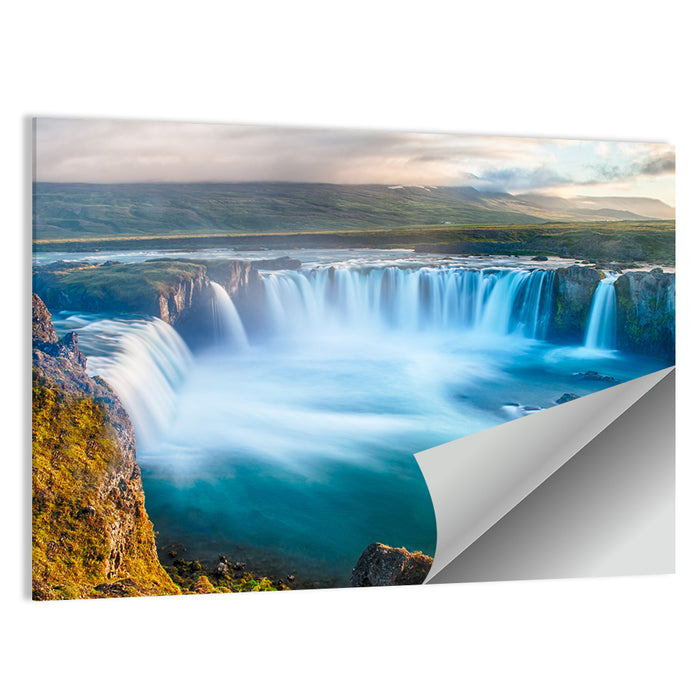 Goðafoss Waterfall Wall Art as a poster print
