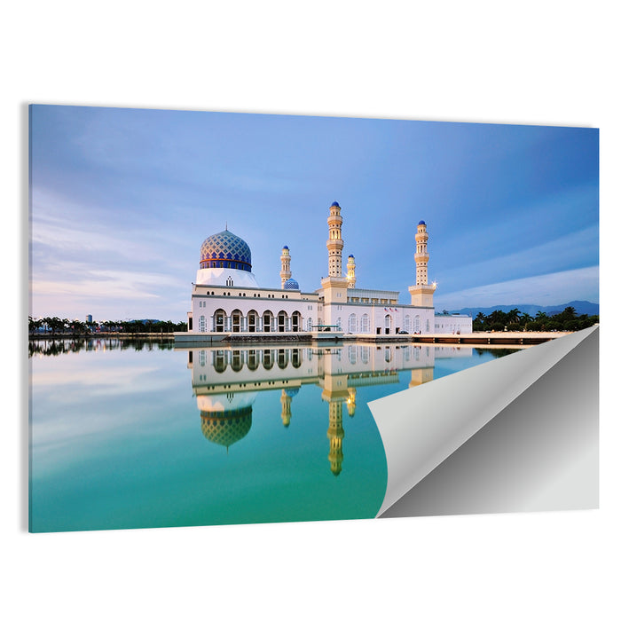 Kota Kinabalu Floating Mosque Wall Art as a poster print