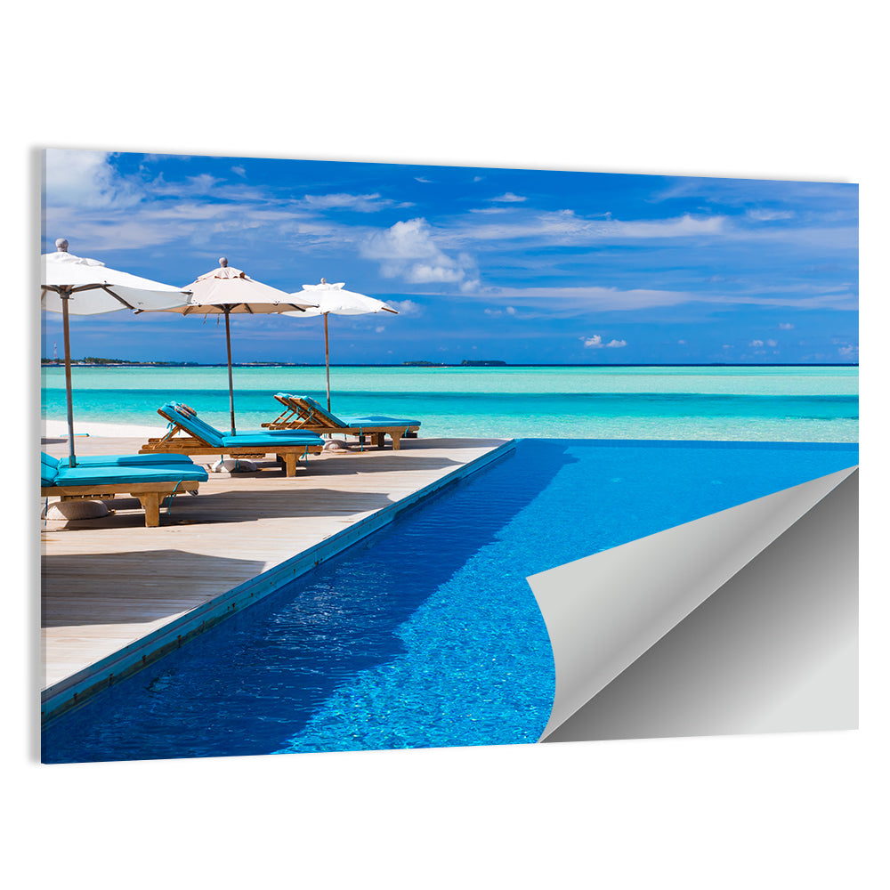 Tropical Infinity Pool Wall Art