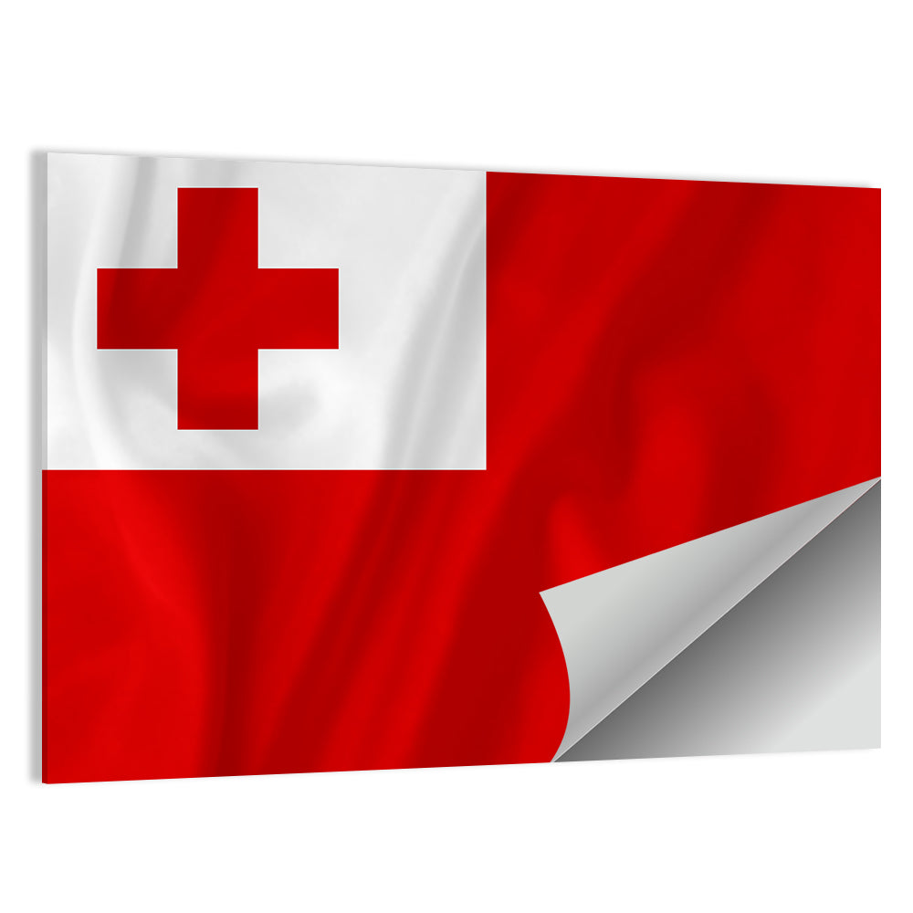 Tonga National Flag Wall Art