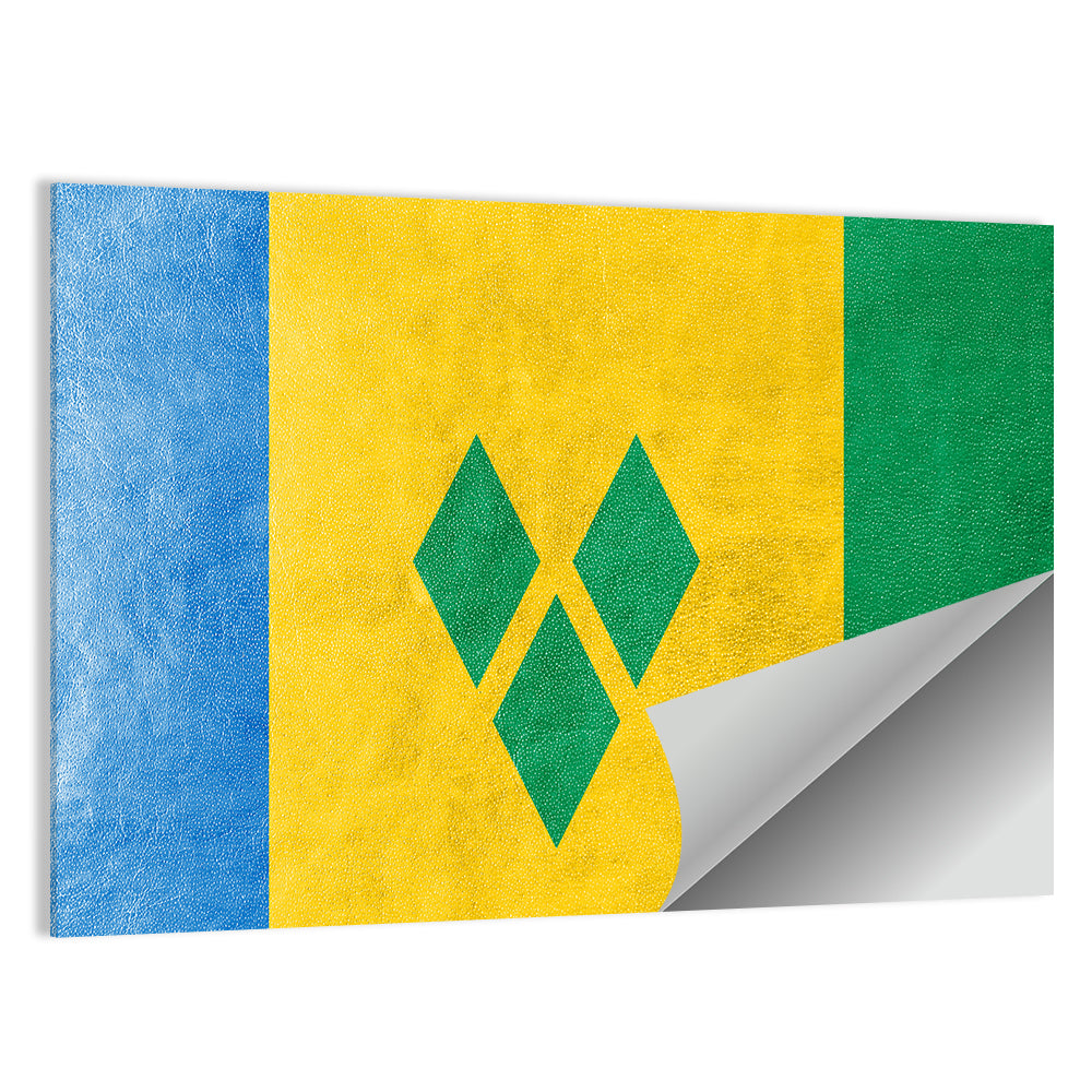 Saint Vincent and the Grenadines National Flag Wall Art
