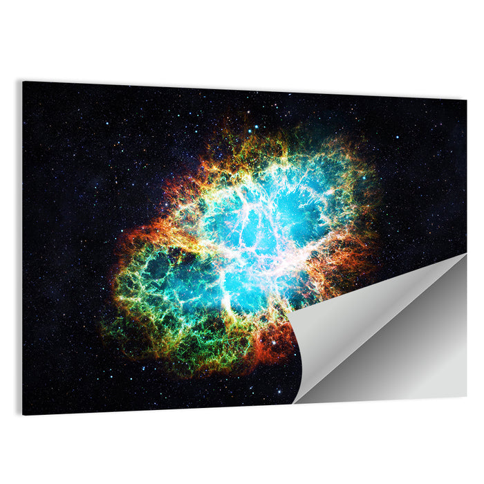 Crab Nebula Wall Art as a poster print