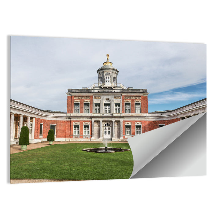 Marble Palace, Potsdam Garden View Wall Art as a poster print