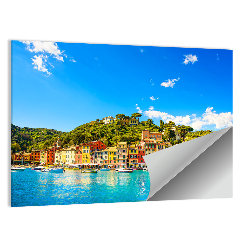 Colorful Portofino Harbor Wall Art