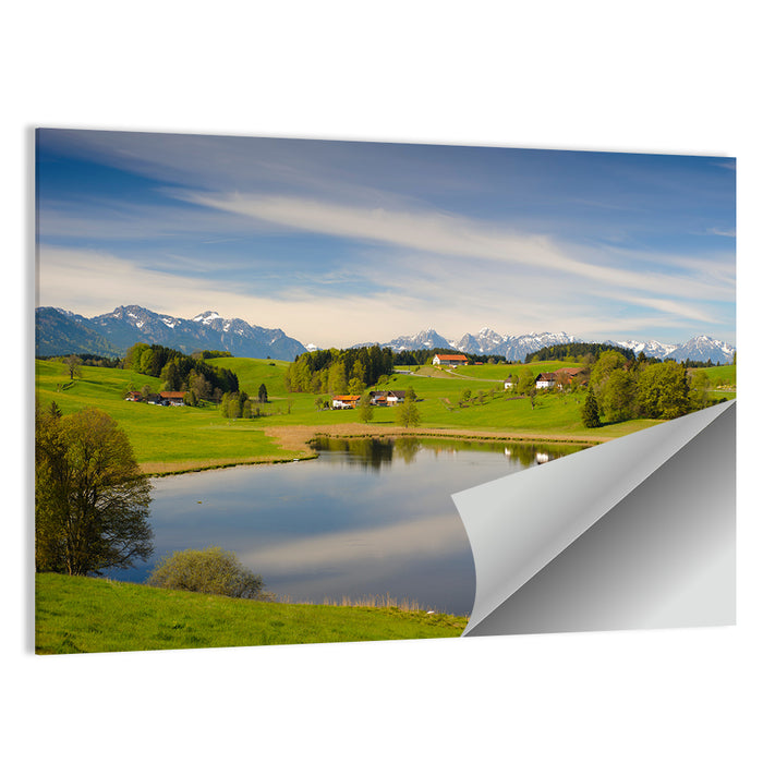 Bavarian Mountain Lake Wall Art as a poster print