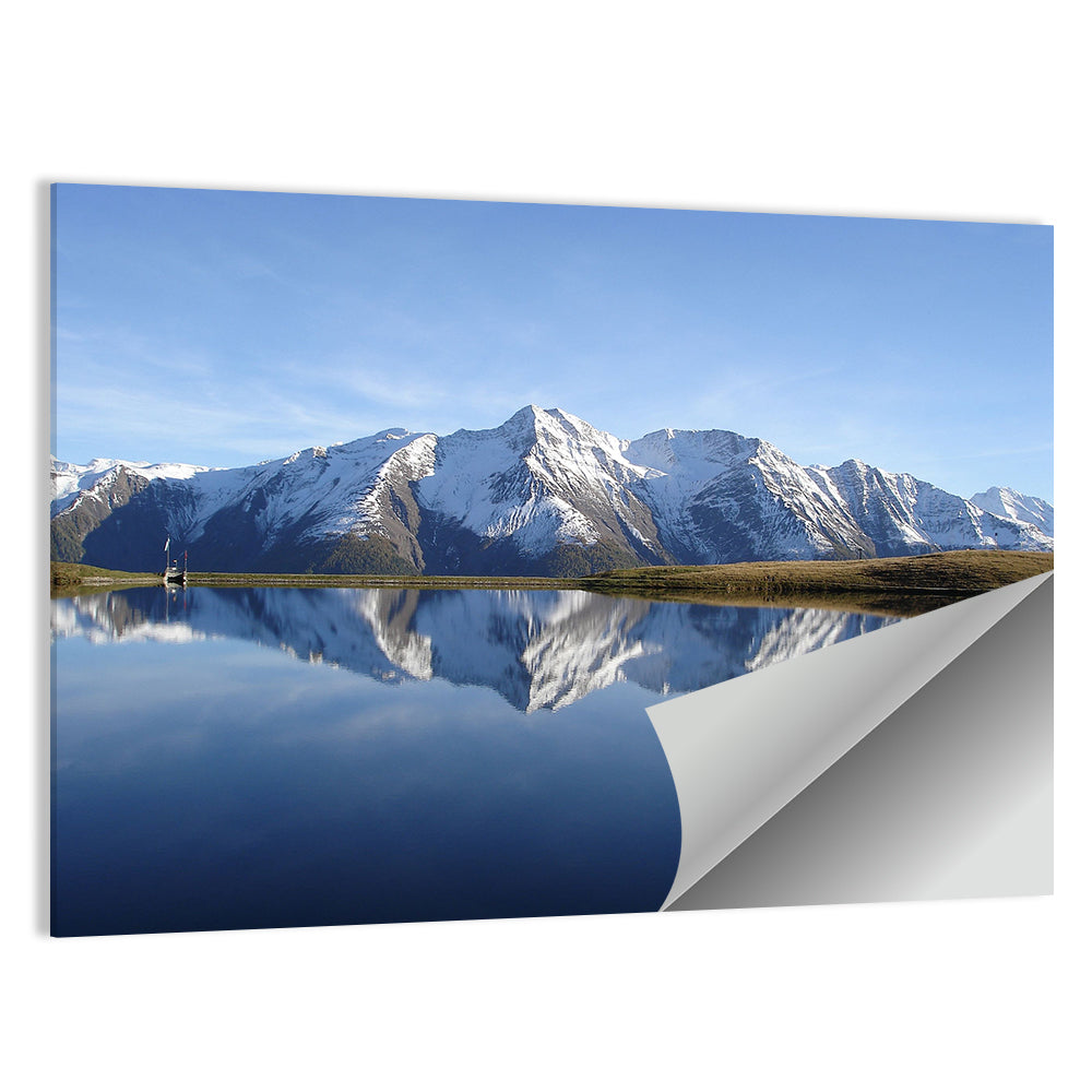 Bettmersee Mountain Reflection Wall Art