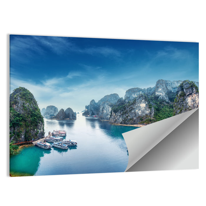 Ha Long Bay Karst Panorama Wall Art as a poster print