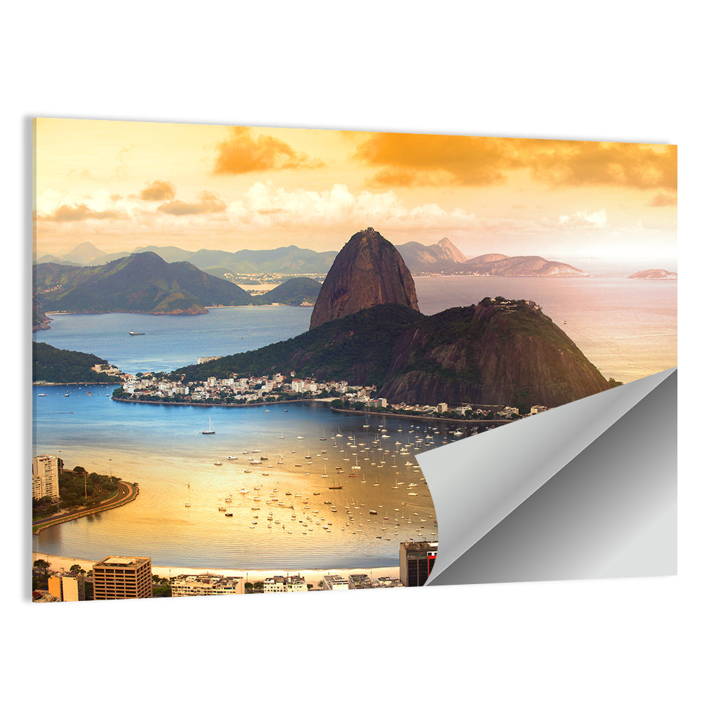 Rio Twilight Over Sugarloaf Mountain Wall Art