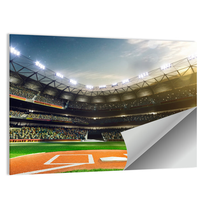 Home Plate at Grand Arena Wall Art as a poster print