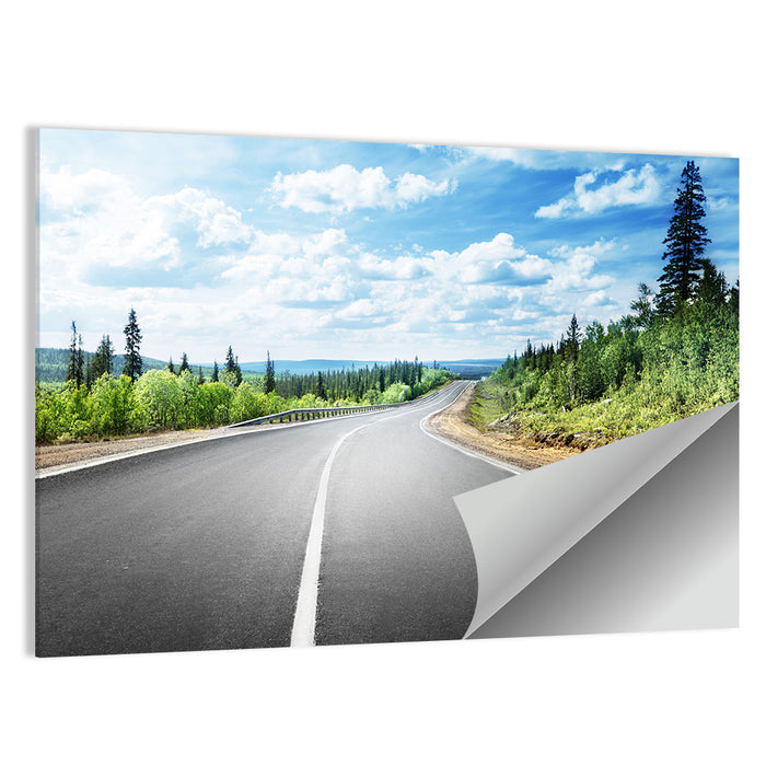 Road to Mountain Horizon Wall Art as a poster print