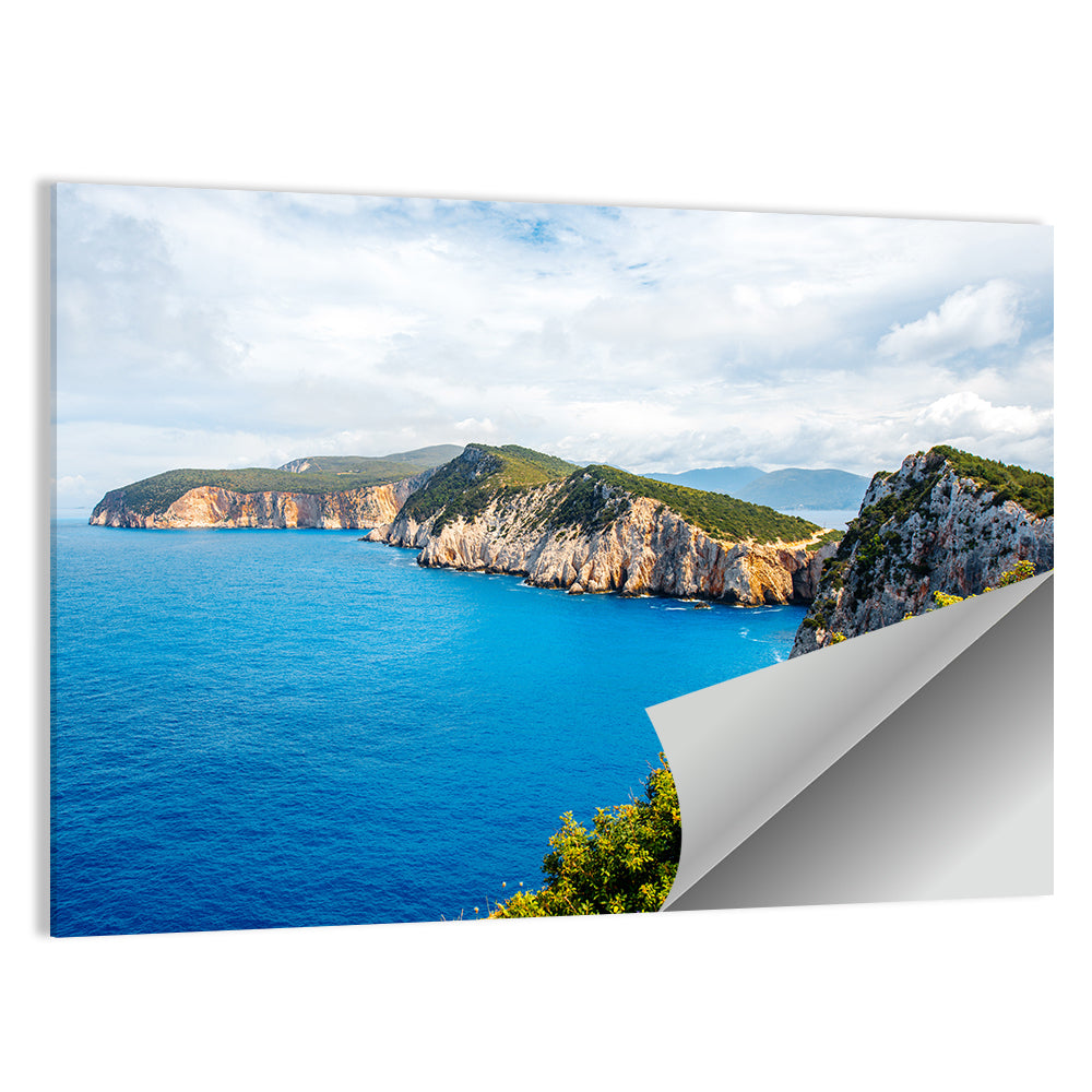 Lefkada Coastline, Greece Wall Art