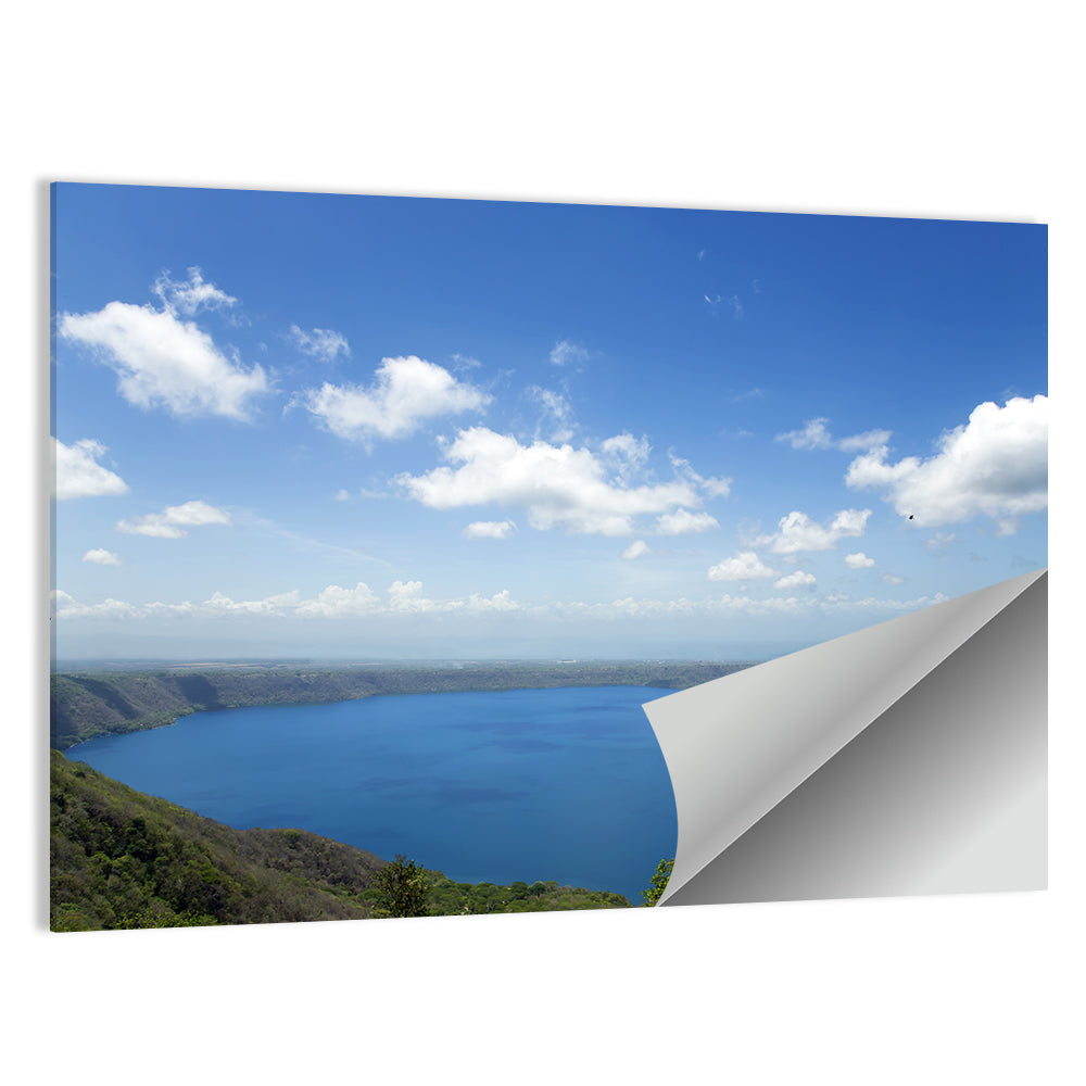 Serene Apoyo Crater Lake Wall Art
