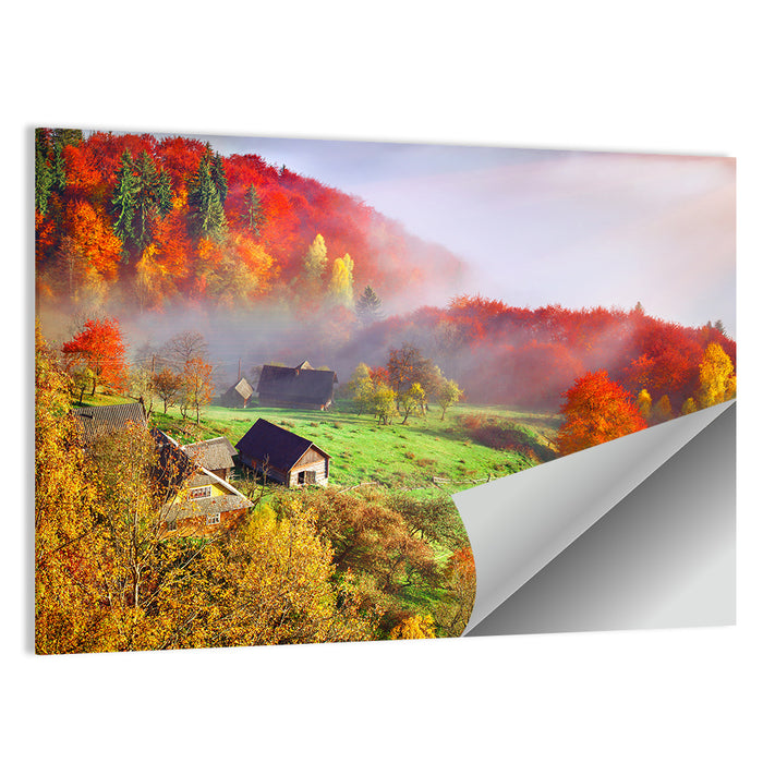 Carpathian Mountains Landscape Wall Art as a poster print