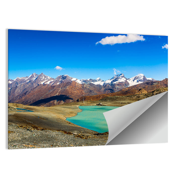 Turquoise Alpine Lake, Switzerland Wall Art as a poster print