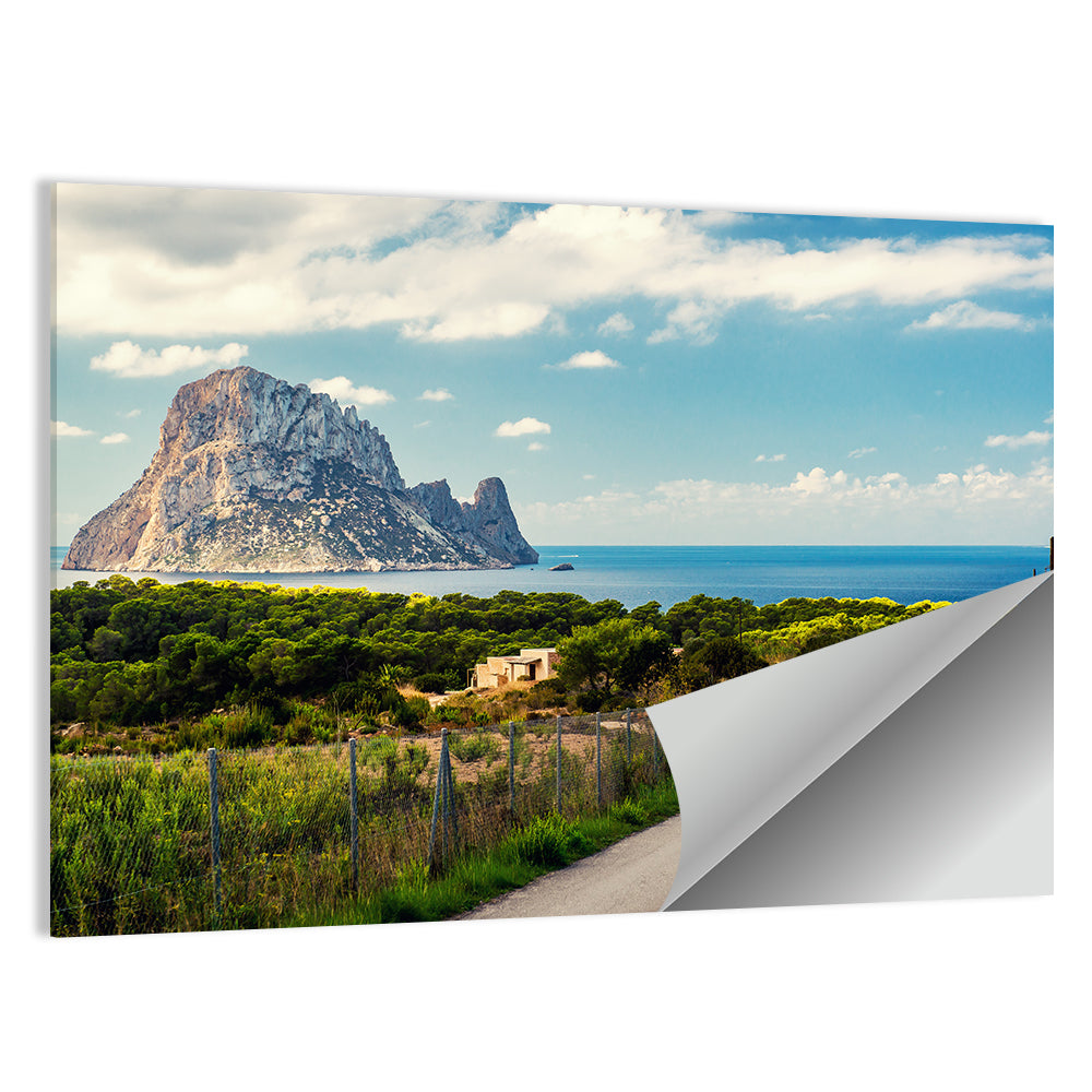Road to Cala D'hort, Es Vedrà Wall Art