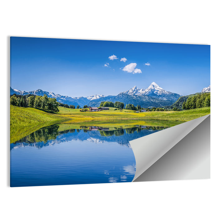 Watzmann Reflection, Berchtesgaden Wall Art as a poster print