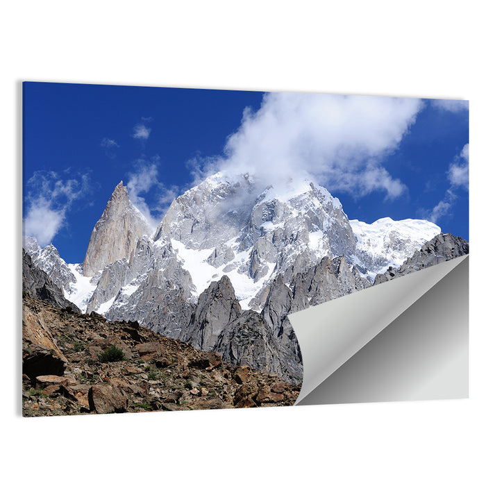 Snow-capped Hunza Peak Wall Art as a poster print