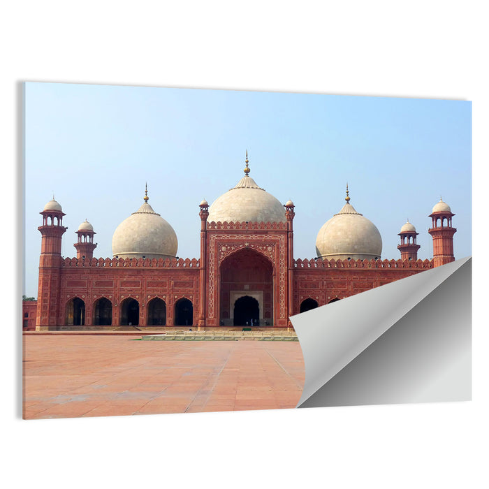 Badshahi Mosque Front View Wall Art as a poster print