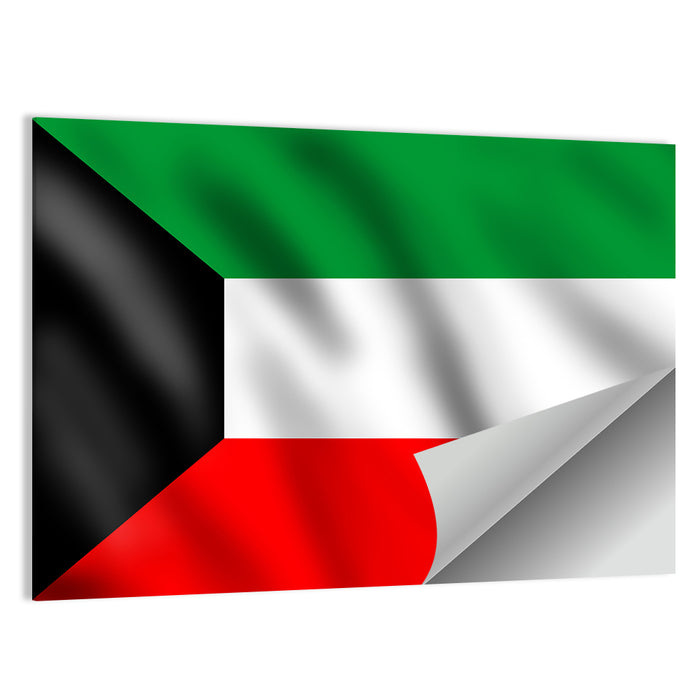 Flag of Kuwait Wall Art as a poster print