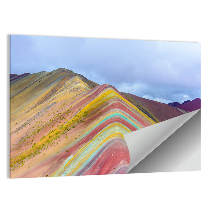 Vinicunca Rainbow Mountain Wall Art as a poster print