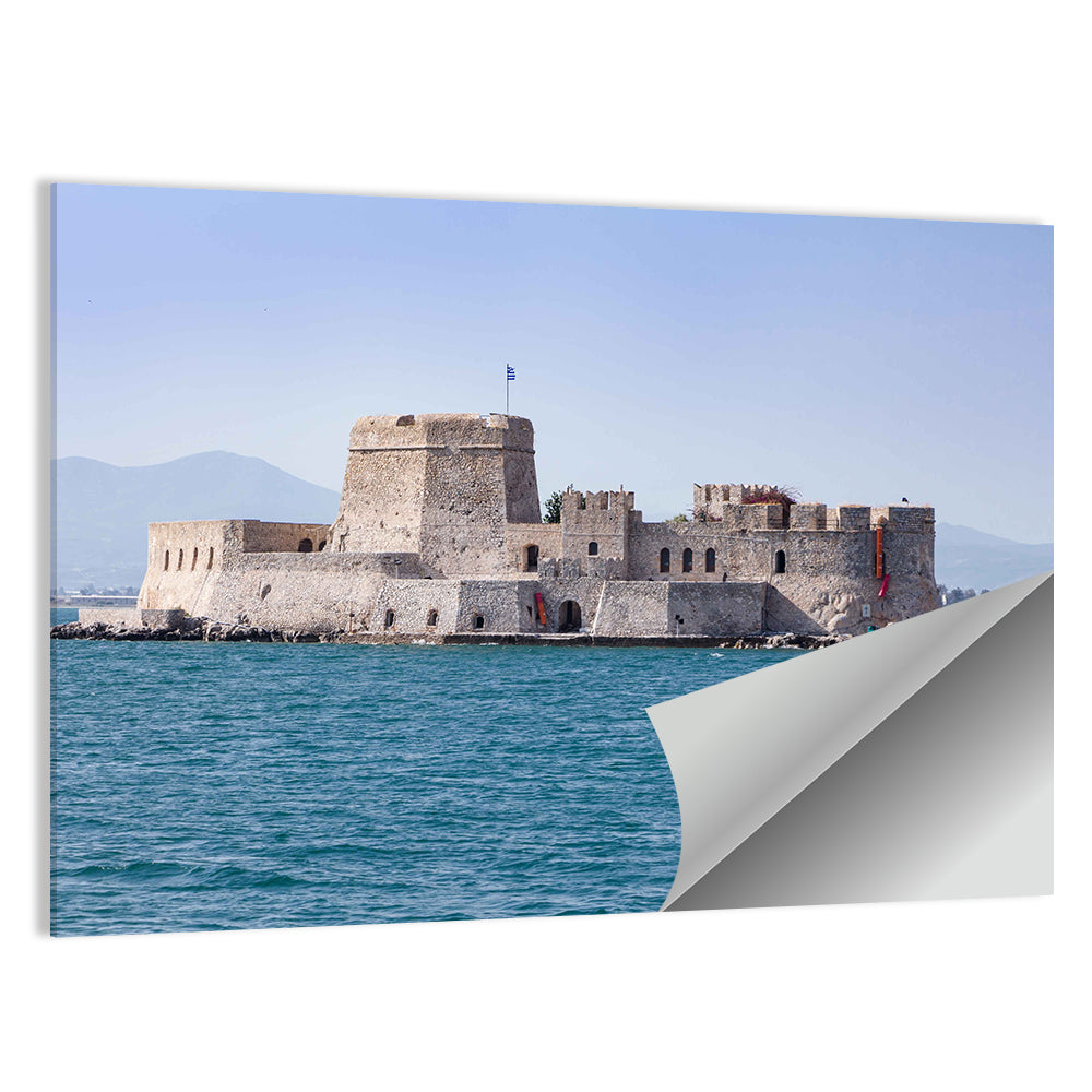 Bourtzi Castle at Sea, Nafplio Wall Art