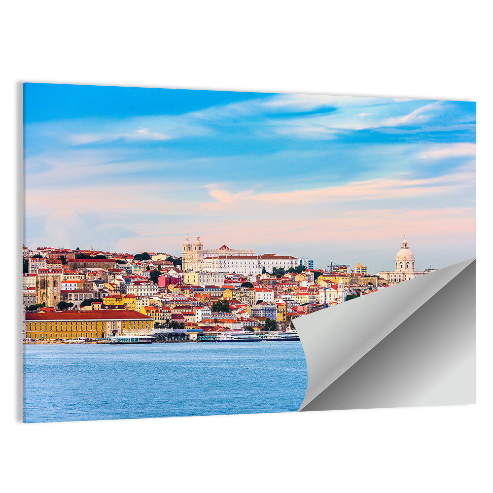 Lisbon Skyline with National Pantheon Wall Art