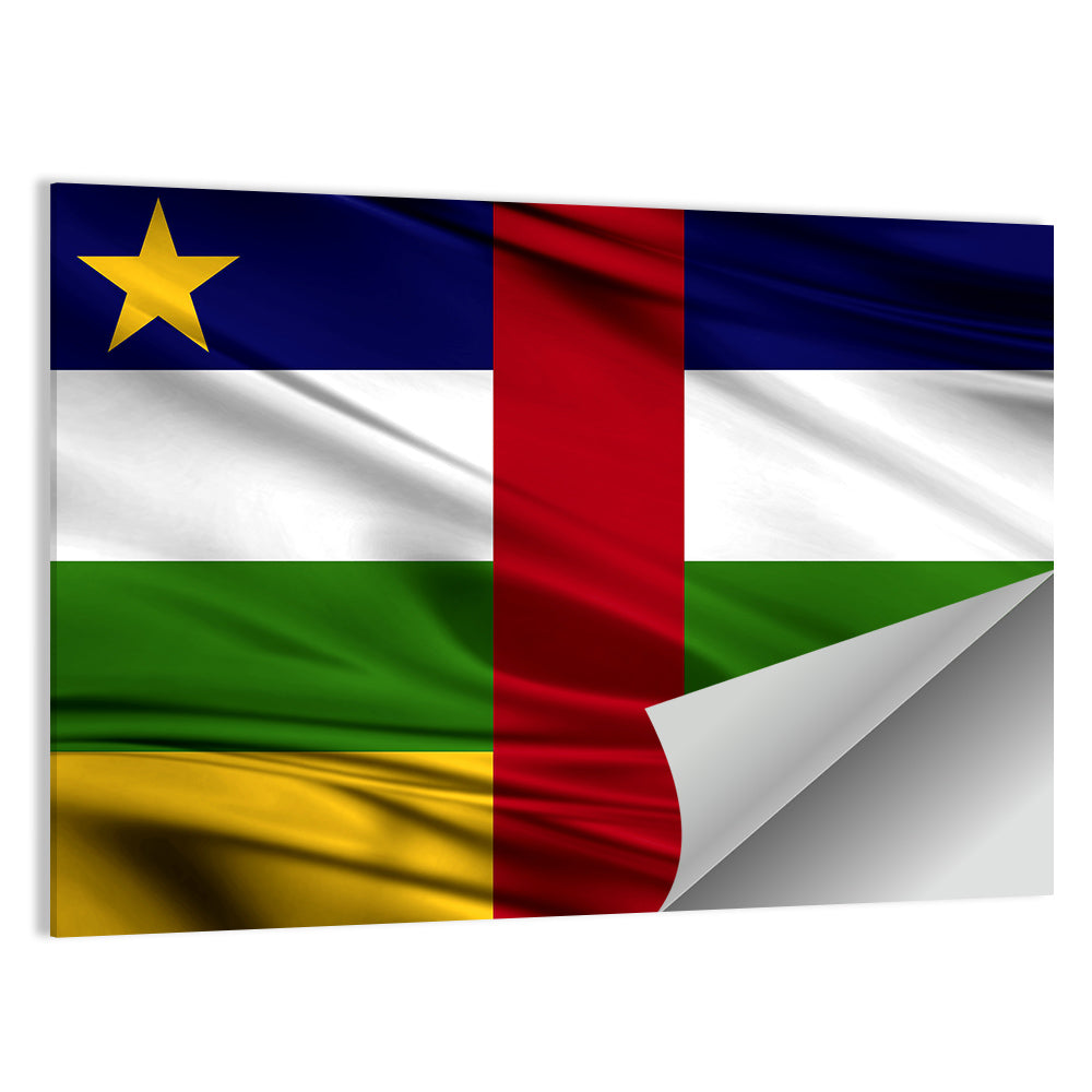 Central African Republic Flag Wall Art