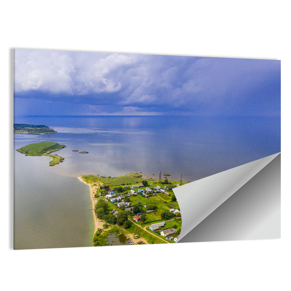 Pskov Lake and Talabski Islands Wall Art