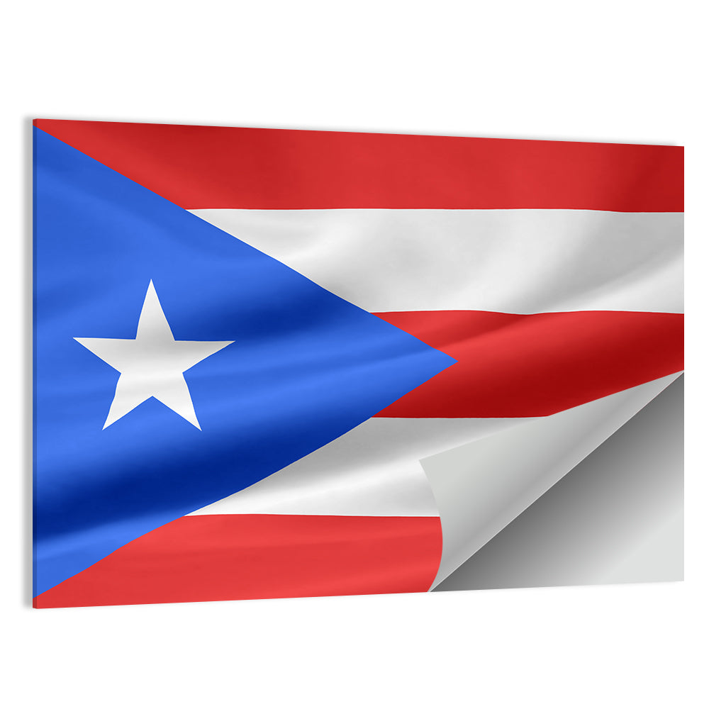 Flag of Puerto Rico Wall Art