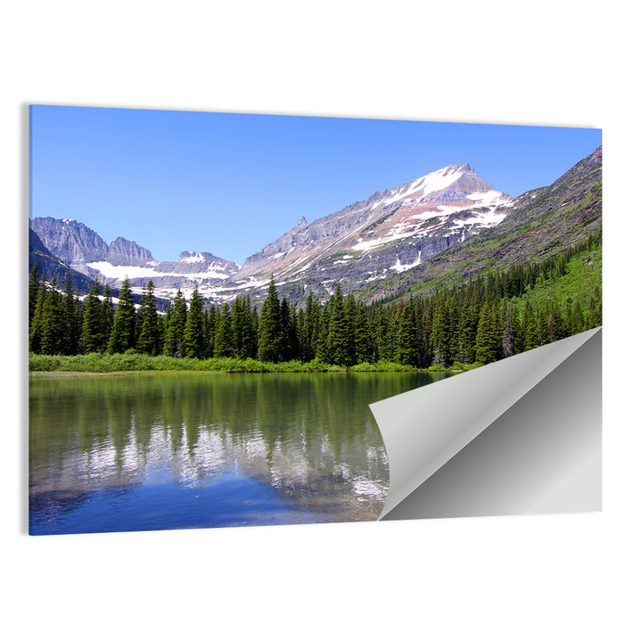 Swift Current Lake Reflection Wall Art as a poster print