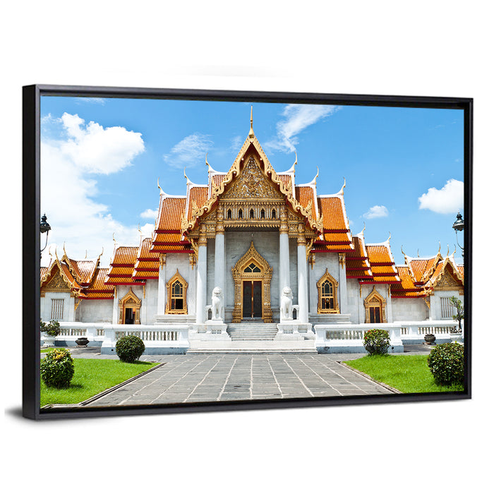 Wat Benchamabophit, Bangkok Wall Art as a framed canvas