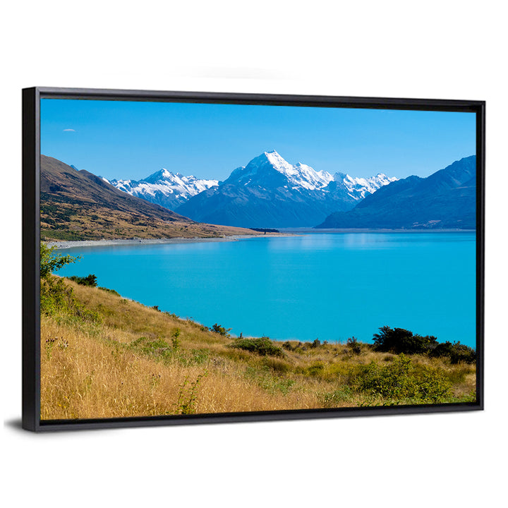 Lake Pukaki with Aoraki Mount Cook Wall Art