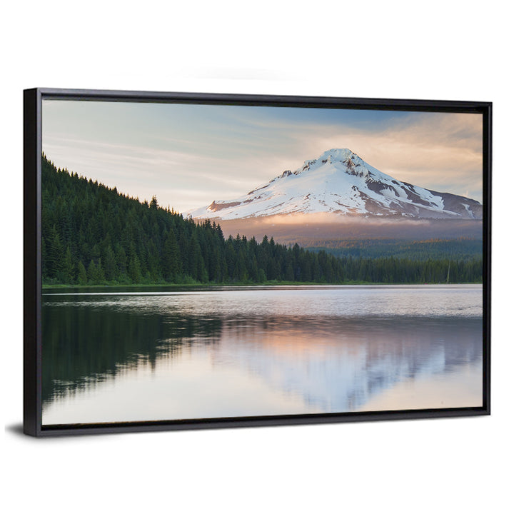 Mount Hood Over Trillium Lake Wall Art