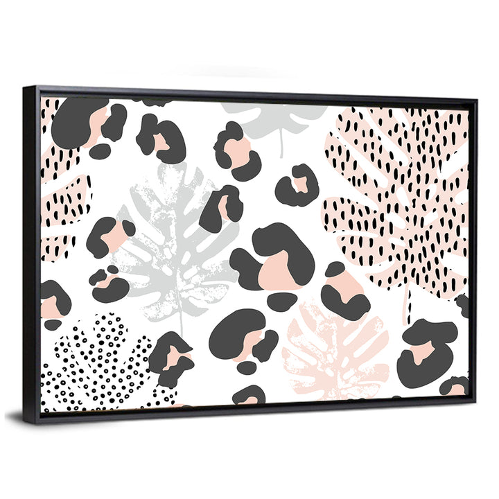 Tropical Leaves Pattern Wall Art