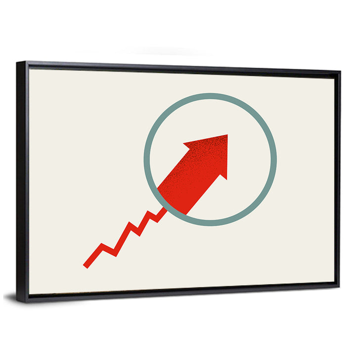 Market Growth Arrow Wall Art