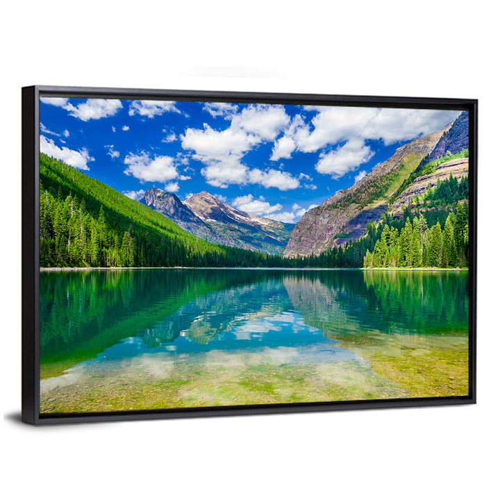 Avalanche Lake Reflection, Glacier National Park Wall Art