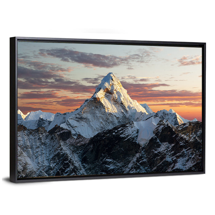 Ama Dablam at Dusk Wall Art as a framed canvas