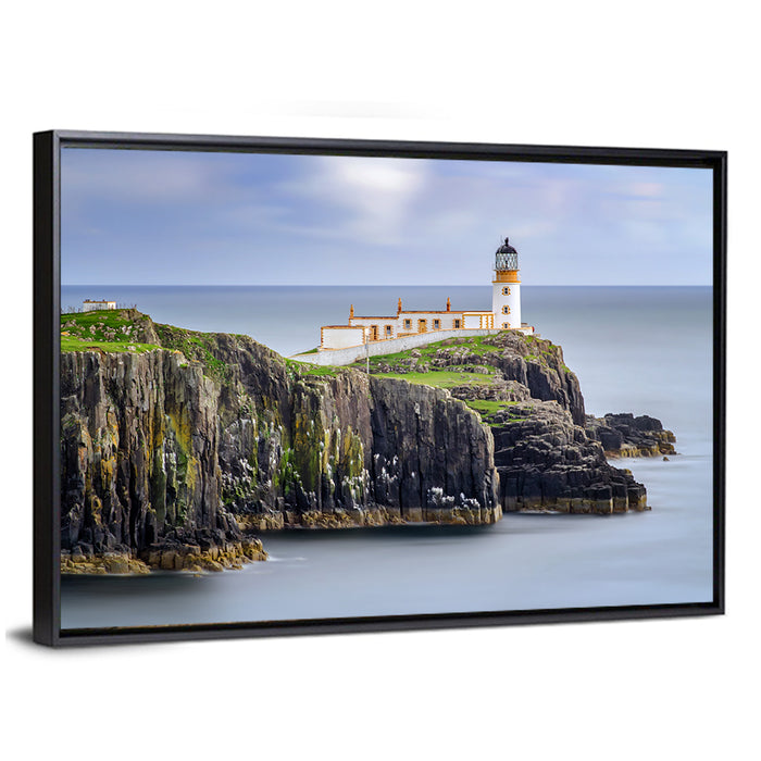 Lighthouse at Neist Point, Isle of Skye Wall Art as a framed canvas