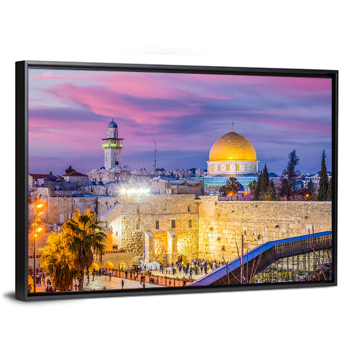 Temple Mount and Western , Jerusalem Wall Art