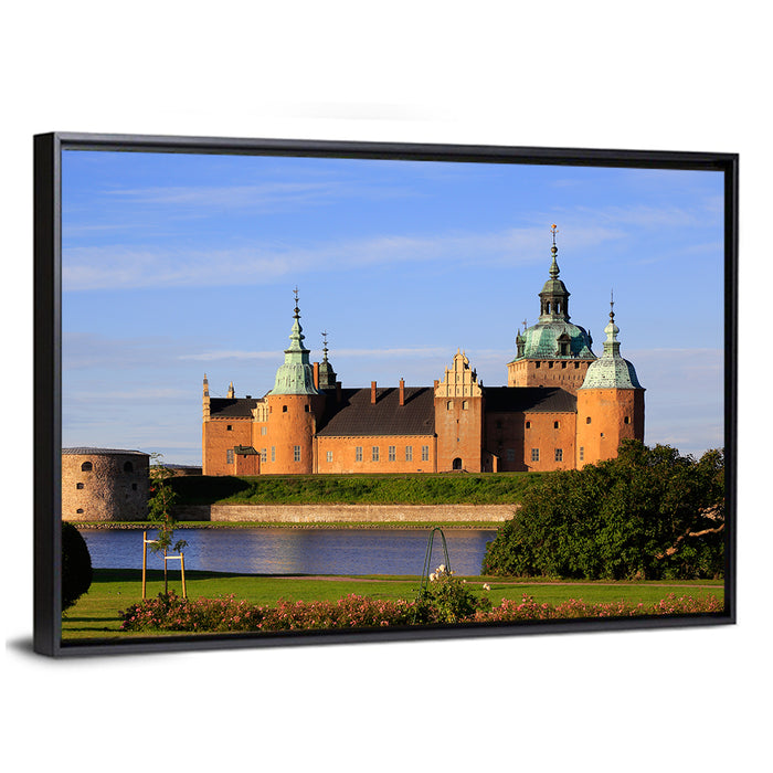 Kalmar Castle, Sweden Wall Art as a framed canvas