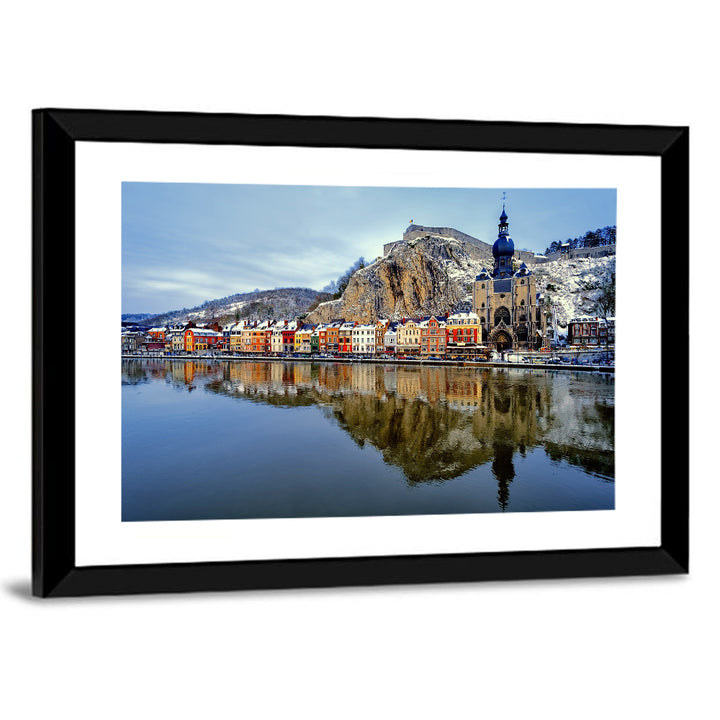 Dinant Collegiate Church on the Meuse Wall Art