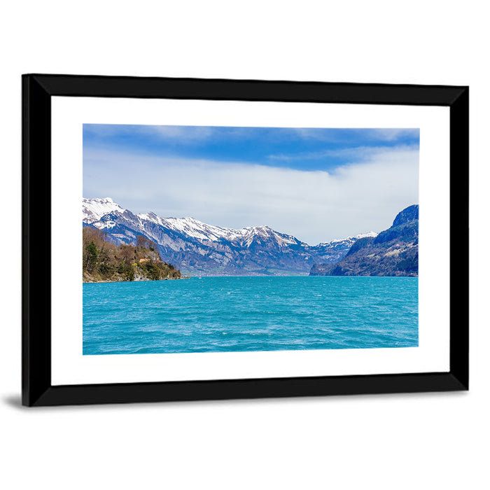 Lake Brienz Wall Art as a framed print