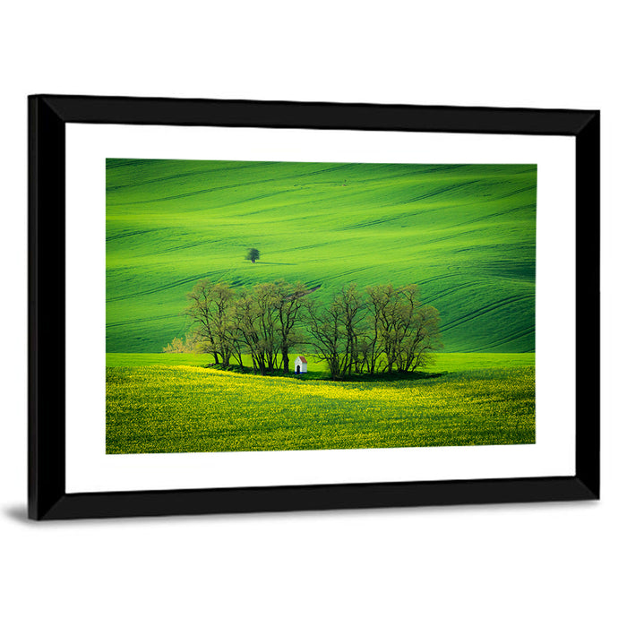 Chapel of Saint Barbara, Moravia Wall Art as a framed print