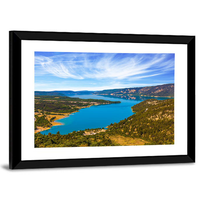 Lac De Sainte-croix, Verdon Gorge Wall Art as a framed print
